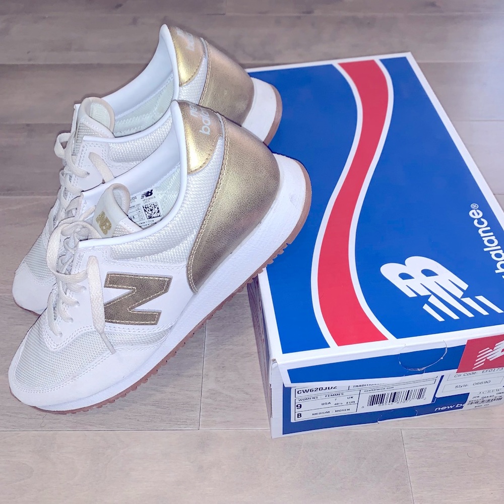 New Balance 620 White Gold